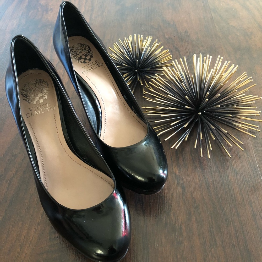 Classic Black Patent Leather Pumps